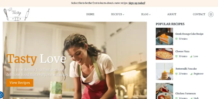 Tasty Food Ebook