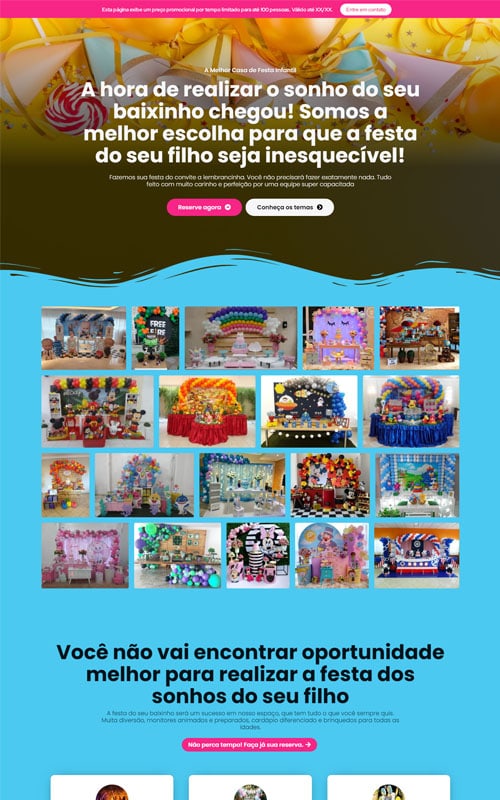 Kidmaiis Modelo De Landing Page Para Vendas De Servicos