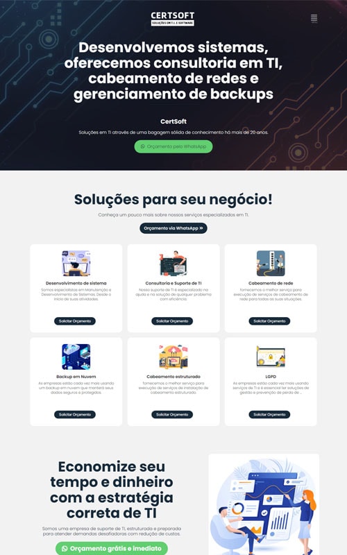 Certsoft Site Para Empresas E Profissionais De Tecnologia Da Informacao